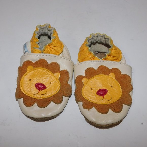 Robeez 0-6 months Yellow Lion Soft Sole Shoe - Picture 6 of 6